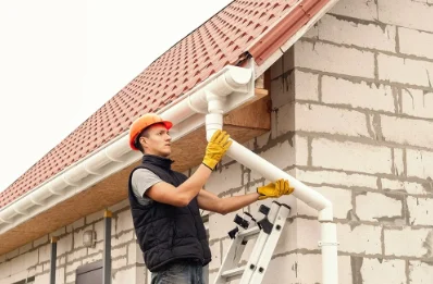 Pose et remplacement de gouttières à Tournecoupe